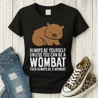 Wombat Costume Always Be Yourself Unless You Can Be A Wombat Women's T-Shirt thumb 3
