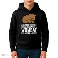 Wombat Costume Always Be Yourself Unless You Can Be A Wombat Kids Hoodie thumb 4