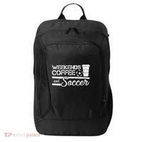 Weekends Coffee And Soccer City Backpack thumb 0