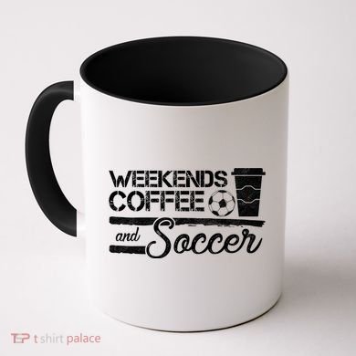 Weekends Coffee And Soccer Coffee Mug