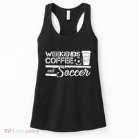 Weekends Coffee And Soccer Women's Tank Top thumb 0