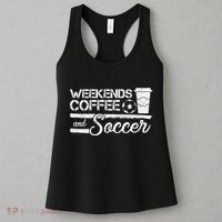 Weekends Coffee And Soccer Women's Tank Top thumb 3