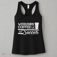 Weekends Coffee And Soccer Women's Tank Top thumb 3