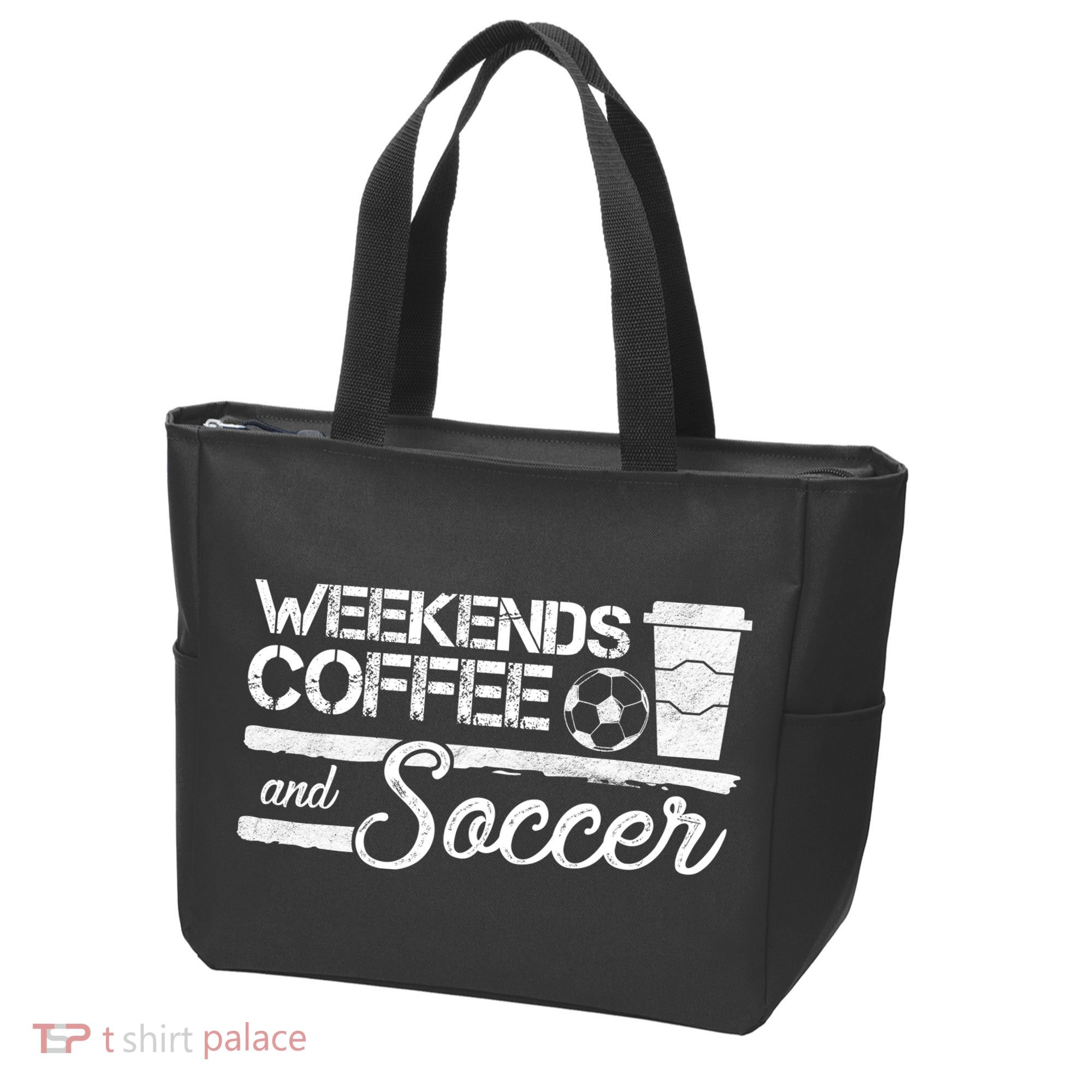 Weekends Coffee And Soccer Tote Bag