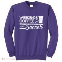 Weekends Coffee And Soccer Sweatshirt thumb 0