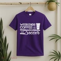 Weekends Coffee And Soccer T-Shirt thumb 2