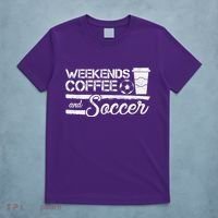 Weekends Coffee And Soccer T-Shirt thumb 5