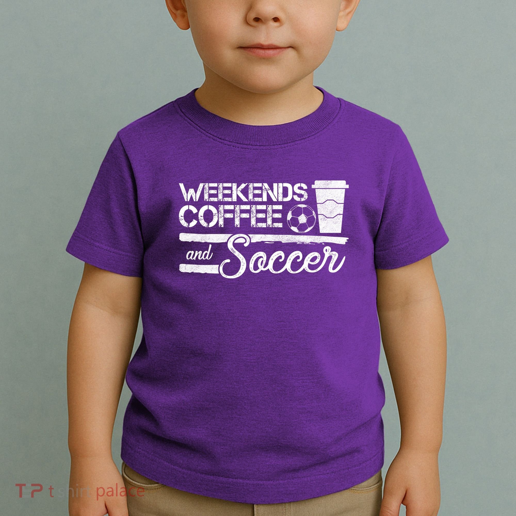 Weekends Coffee And Soccer Toddler T-Shirt