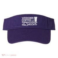 Weekends Coffee And Soccer Visor thumb 0