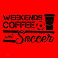 Weekends Coffee And Soccer Santa Hat thumb 1