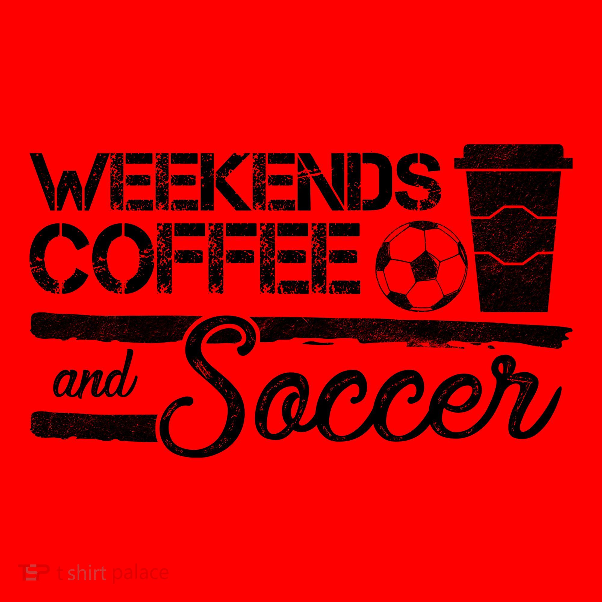 Weekends Coffee And Soccer Santa Hat