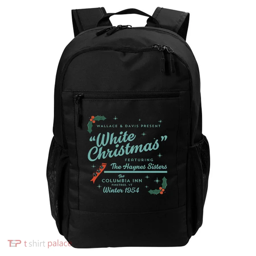 White Christmas Ad Backpack