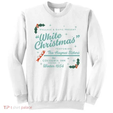 White Christmas Ad Sweatshirt