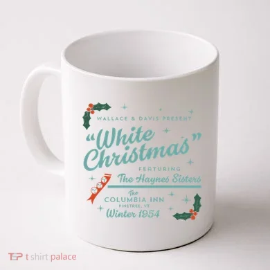 White Christmas Ad Coffee Mug