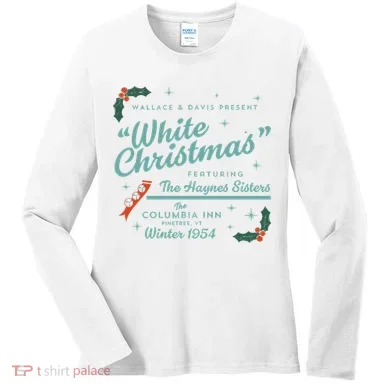 White Christmas Ad Women's Long Sleeve Shirt