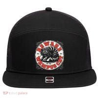 Wampus Cat American Folklore Cryptozoology Cryptid 7 Panel Mesh Trucker Snapback Hat thumb 0