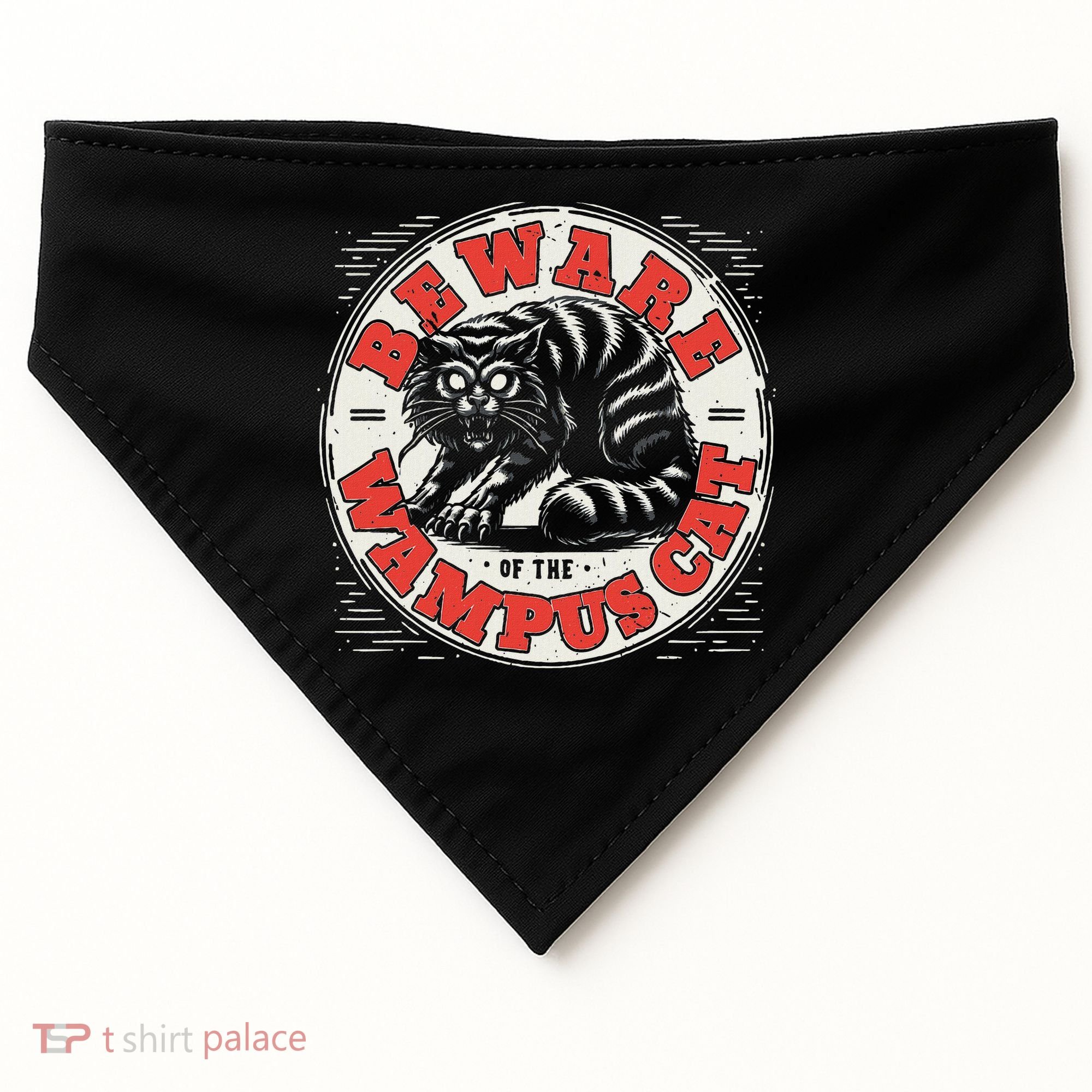Wampus Cat American Folklore Cryptozoology Cryptid USA-Made Doggie Bandana