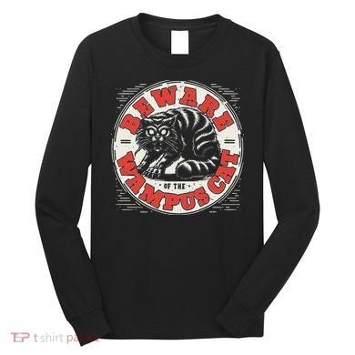 Wampus Cat American Folklore Cryptozoology Cryptid Long Sleeve Shirt