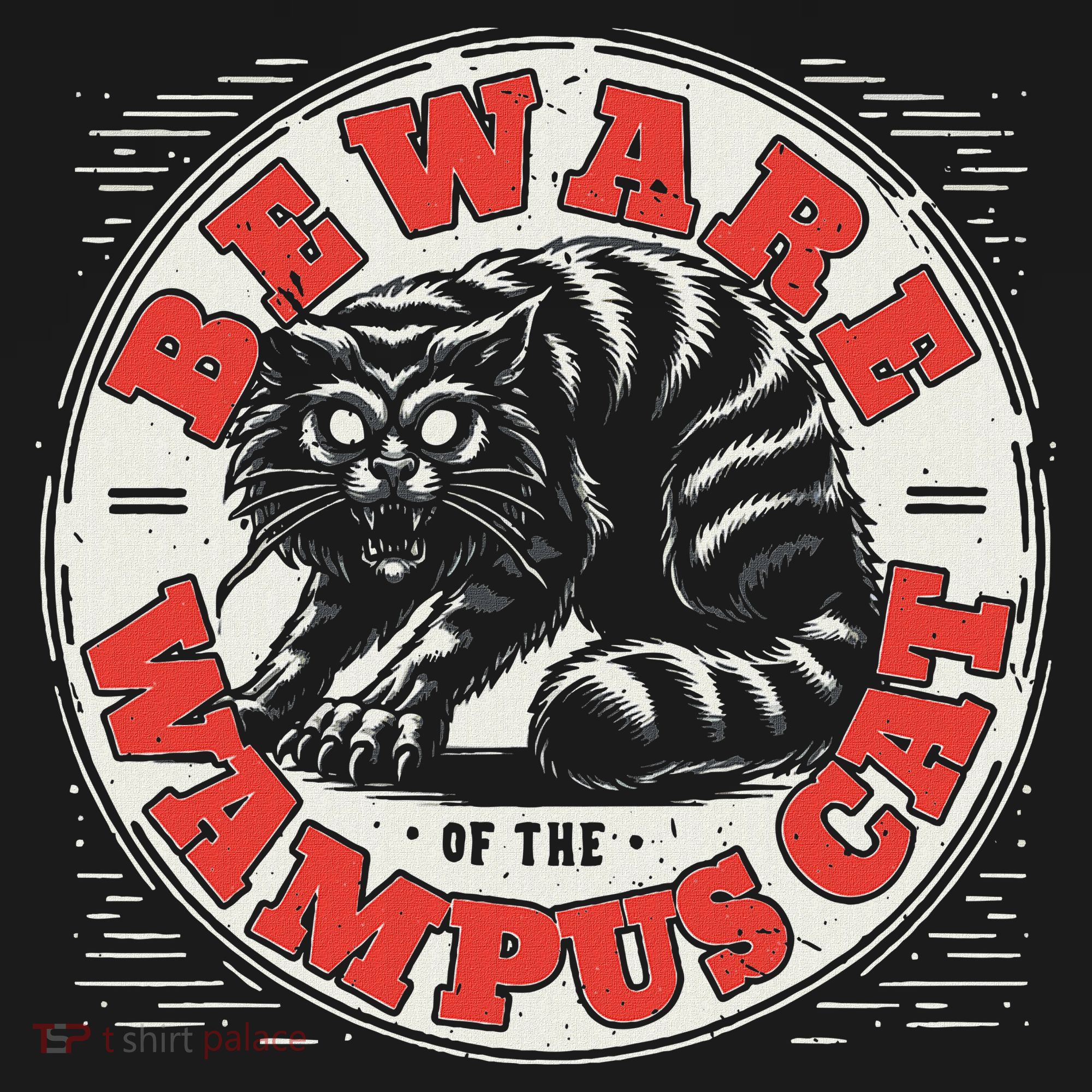 Wampus Cat American Folklore Cryptozoology Cryptid Long Sleeve Shirt