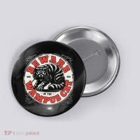 Wampus Cat American Folklore Cryptozoology Cryptid Button thumb 0