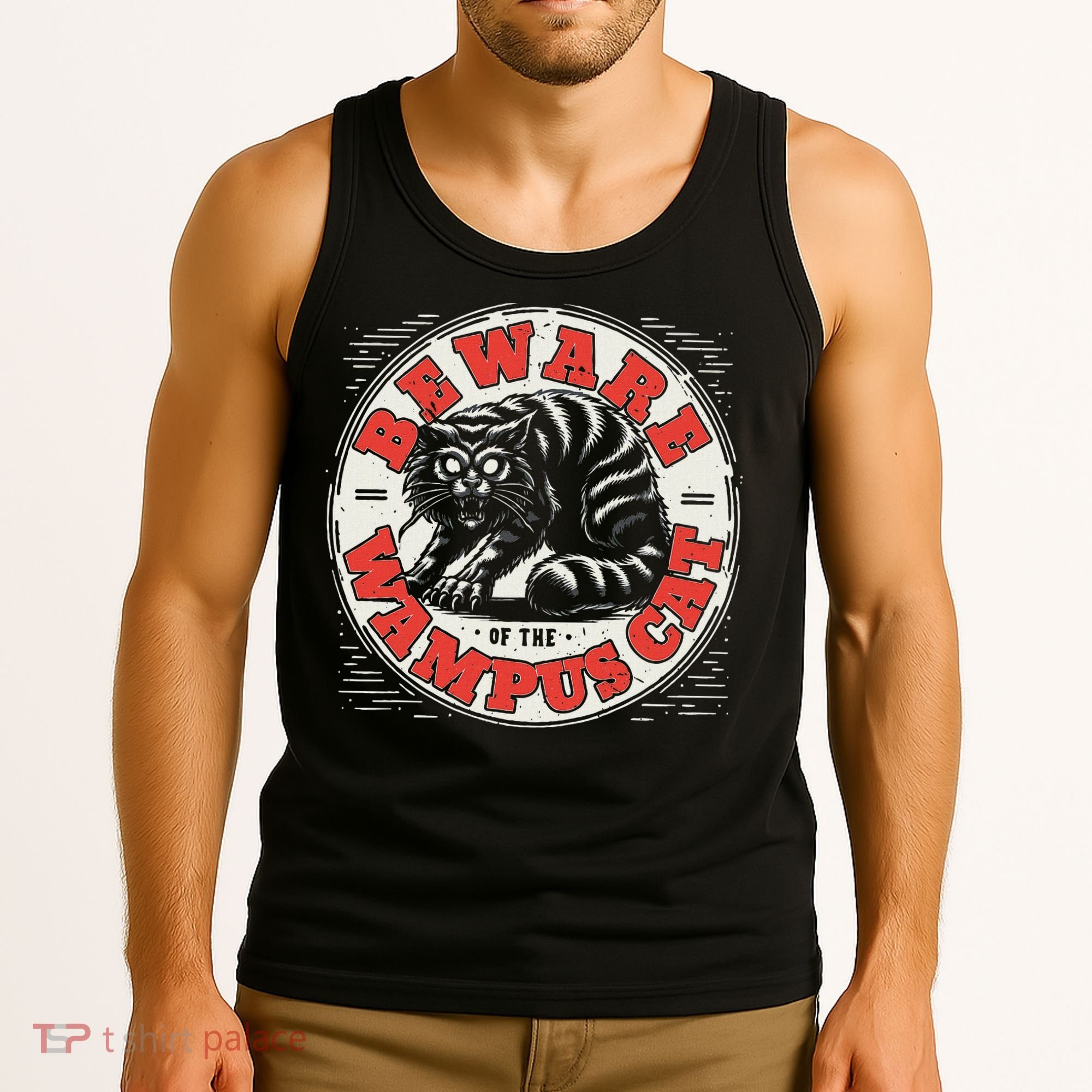 Wampus Cat American Folklore Cryptozoology Cryptid Tank Top