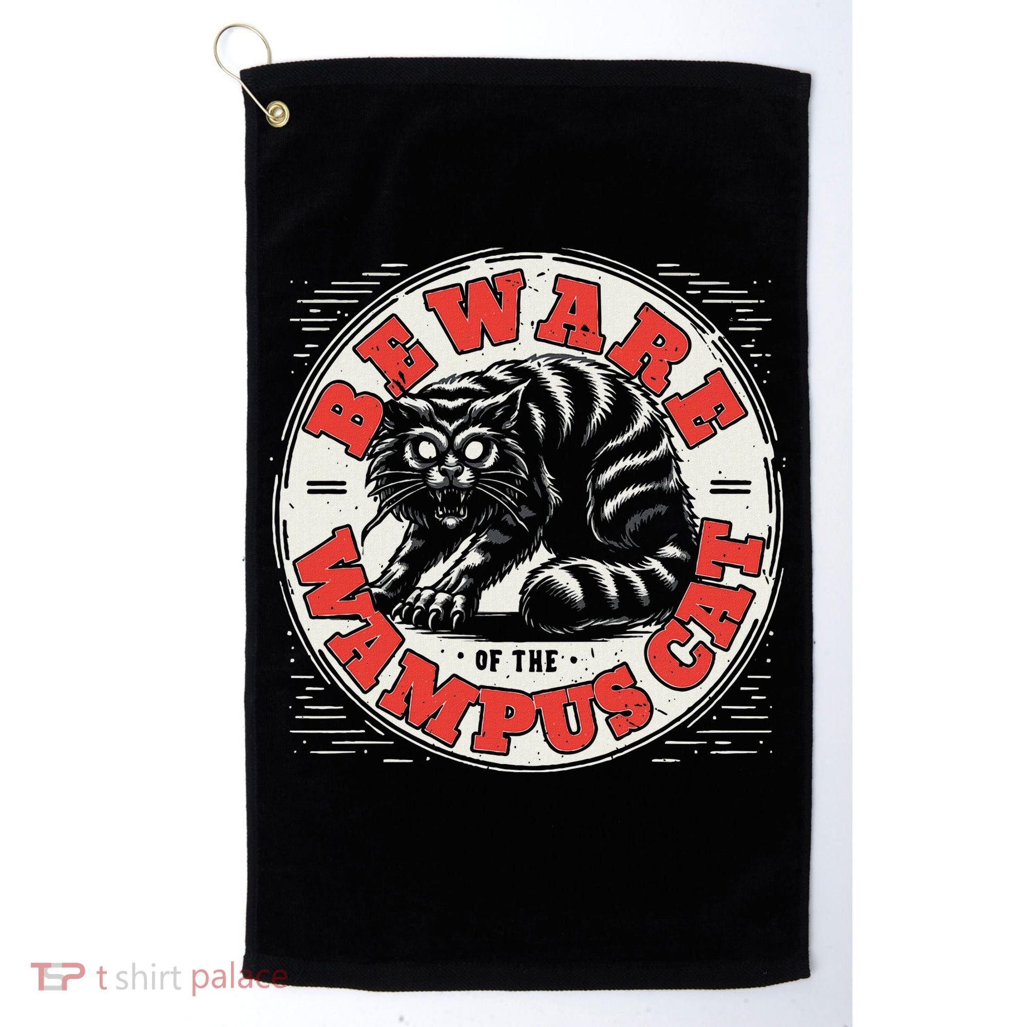 Wampus Cat American Folklore Cryptozoology Cryptid Golf Towel