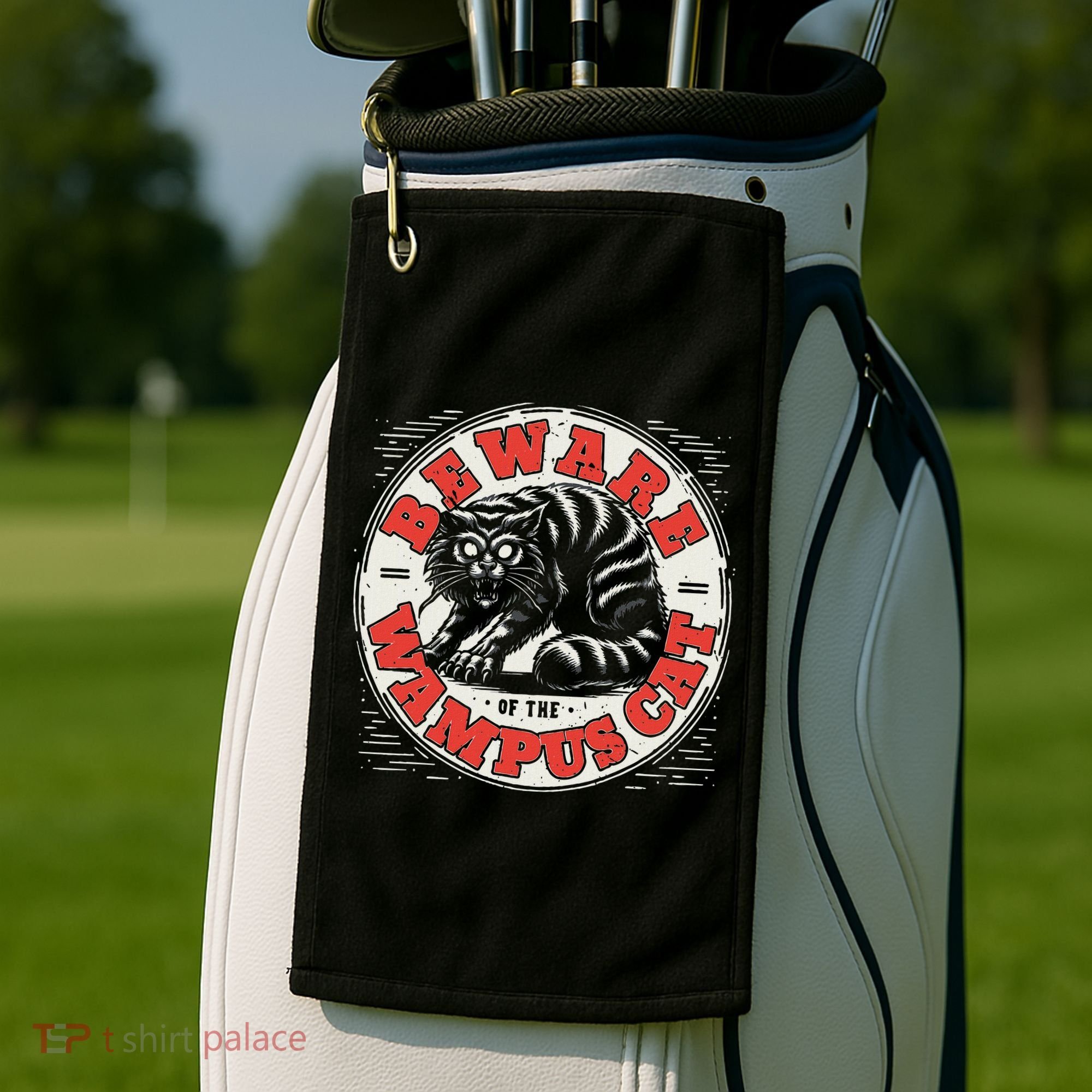 Wampus Cat American Folklore Cryptozoology Cryptid Golf Towel