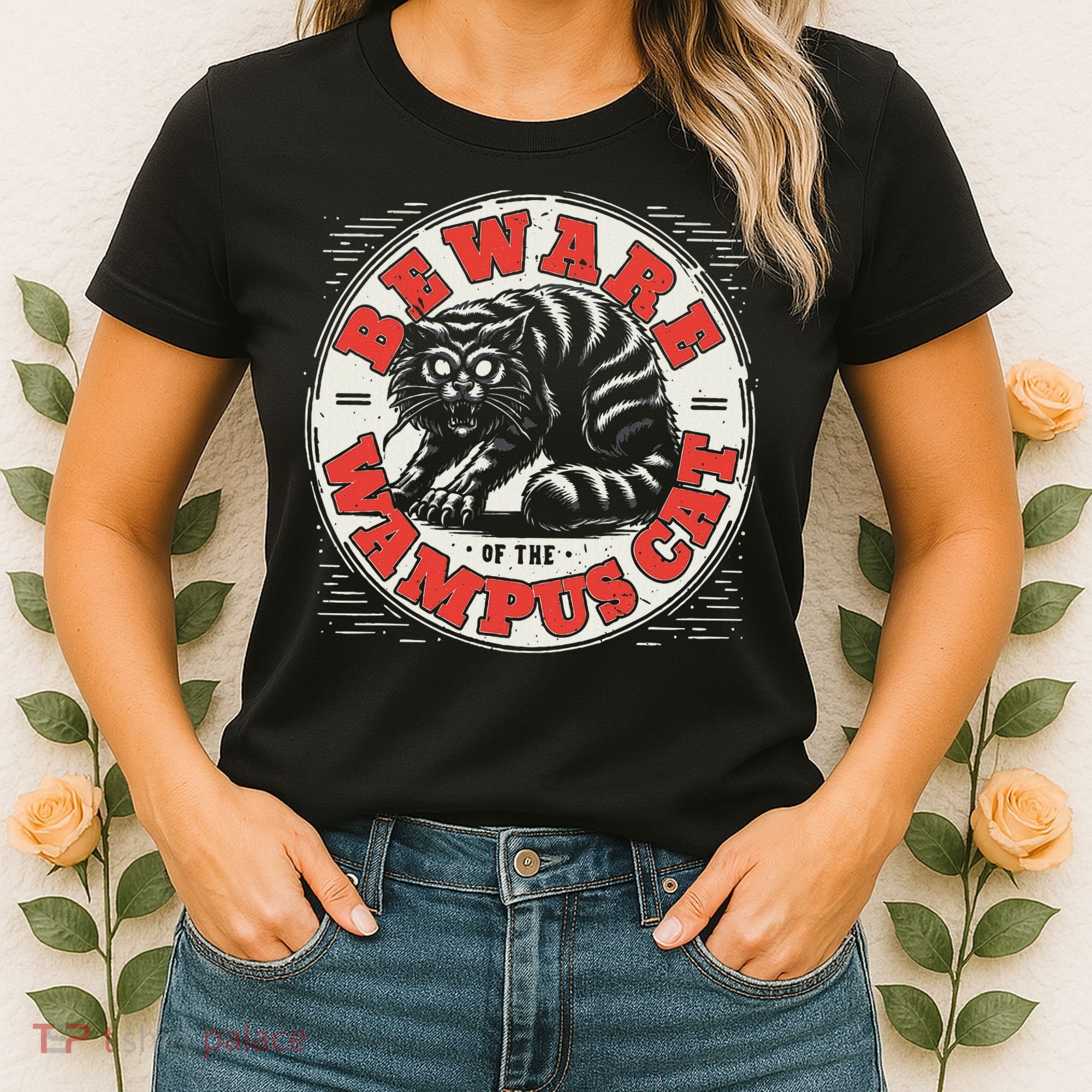 Wampus Cat American Folklore Cryptozoology Cryptid Women's T-Shirt