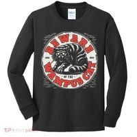 Wampus Cat American Folklore Cryptozoology Cryptid Kids Long Sleeve Shirt thumb 0