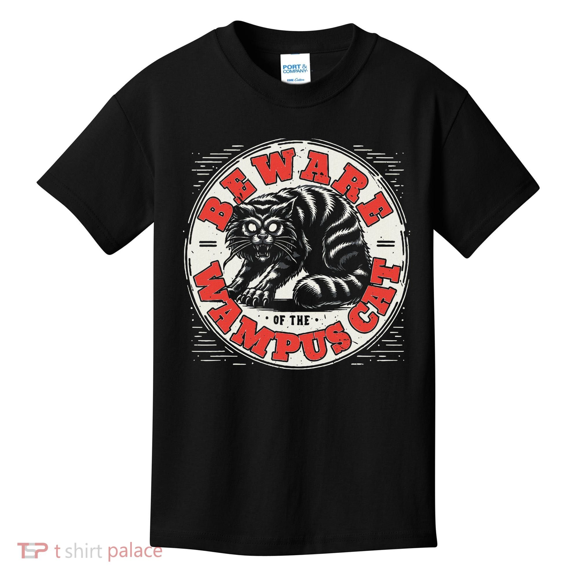 Wampus Cat American Folklore Cryptozoology Cryptid Kids T-Shirt