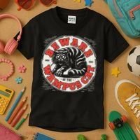 Wampus Cat American Folklore Cryptozoology Cryptid Kids T-Shirt thumb 3