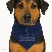 Western Cowboy Boot Stitching Cowboy Boot Stitching USA-Made Doggie Bandana thumb 1