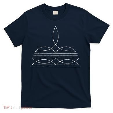 Western Cowboy Boot Stitching Cowboy Boot Stitching T-Shirt