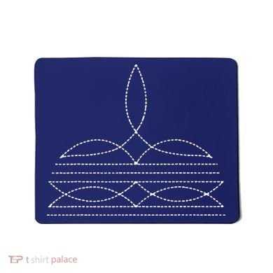Western Cowboy Boot Stitching Cowboy Boot Stitching Mousepad