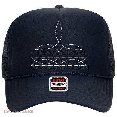 Western Cowboy Boot Stitching Cowboy Boot Stitching Hat