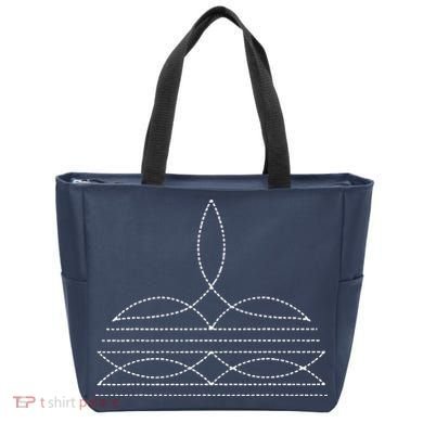 Western Cowboy Boot Stitching Cowboy Boot Stitching Tote Bag