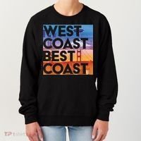 West Coast Best Coast | SEA/PO/SF/LA Graphic Women's Sweatshirt thumb 0