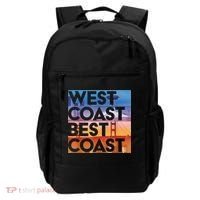 West Coast Best Coast | SEA/PO/SF/LA Graphic Backpack thumb 0