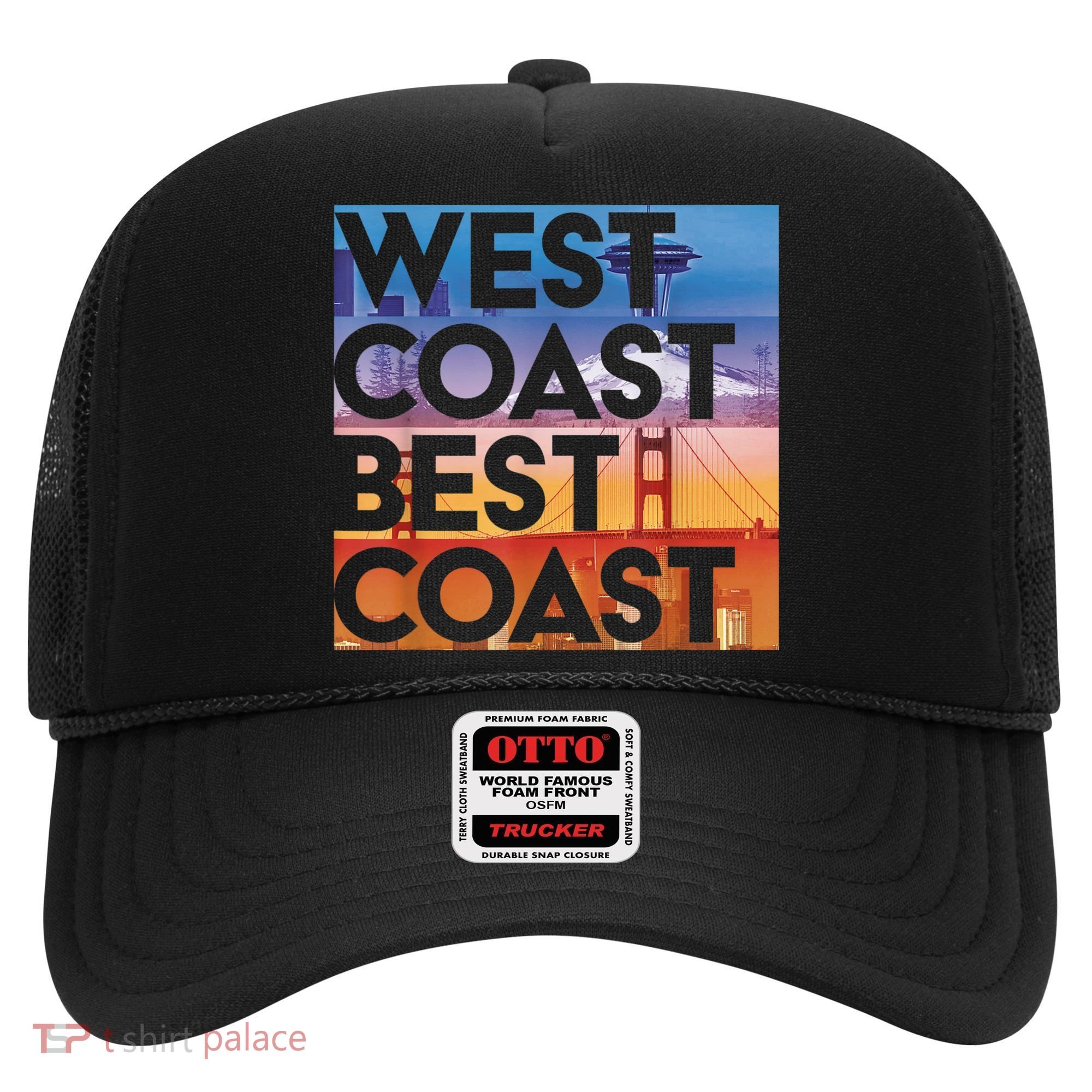 West Coast Best Coast | SEA/PO/SF/LA Graphic Hat