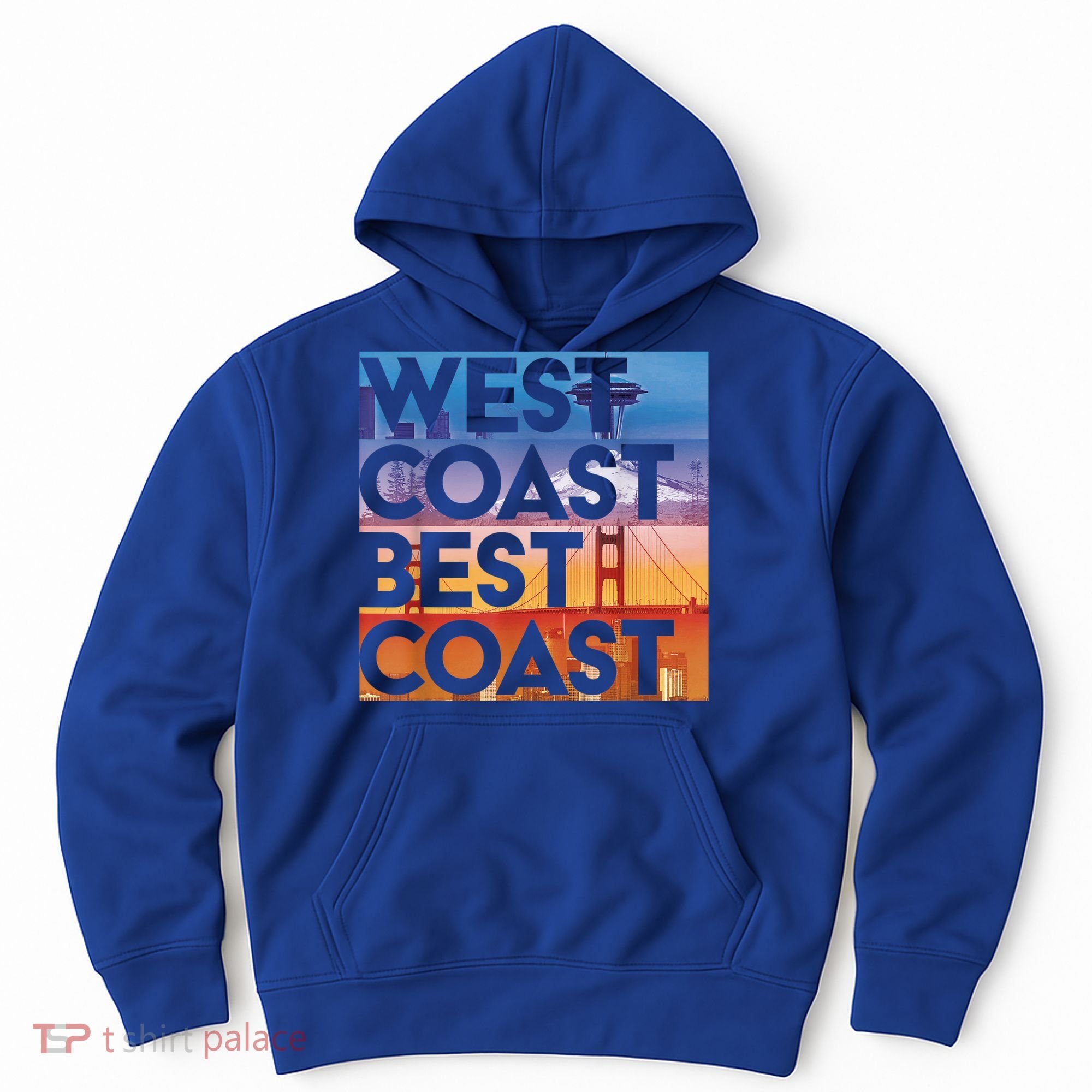 West Coast Best Coast | SEA/PO/SF/LA Graphic Hoodie