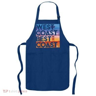 West Coast Best Coast | SEA/PO/SF/LA Graphic Apron