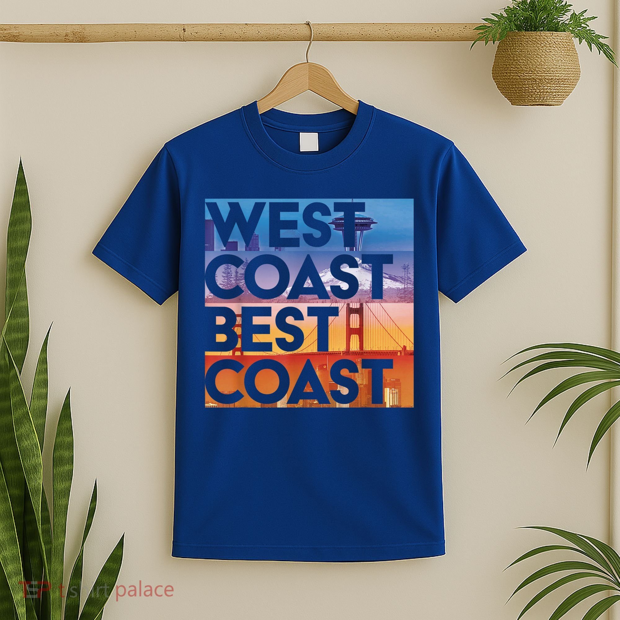West Coast Best Coast | SEA/PO/SF/LA Graphic T-Shirt
