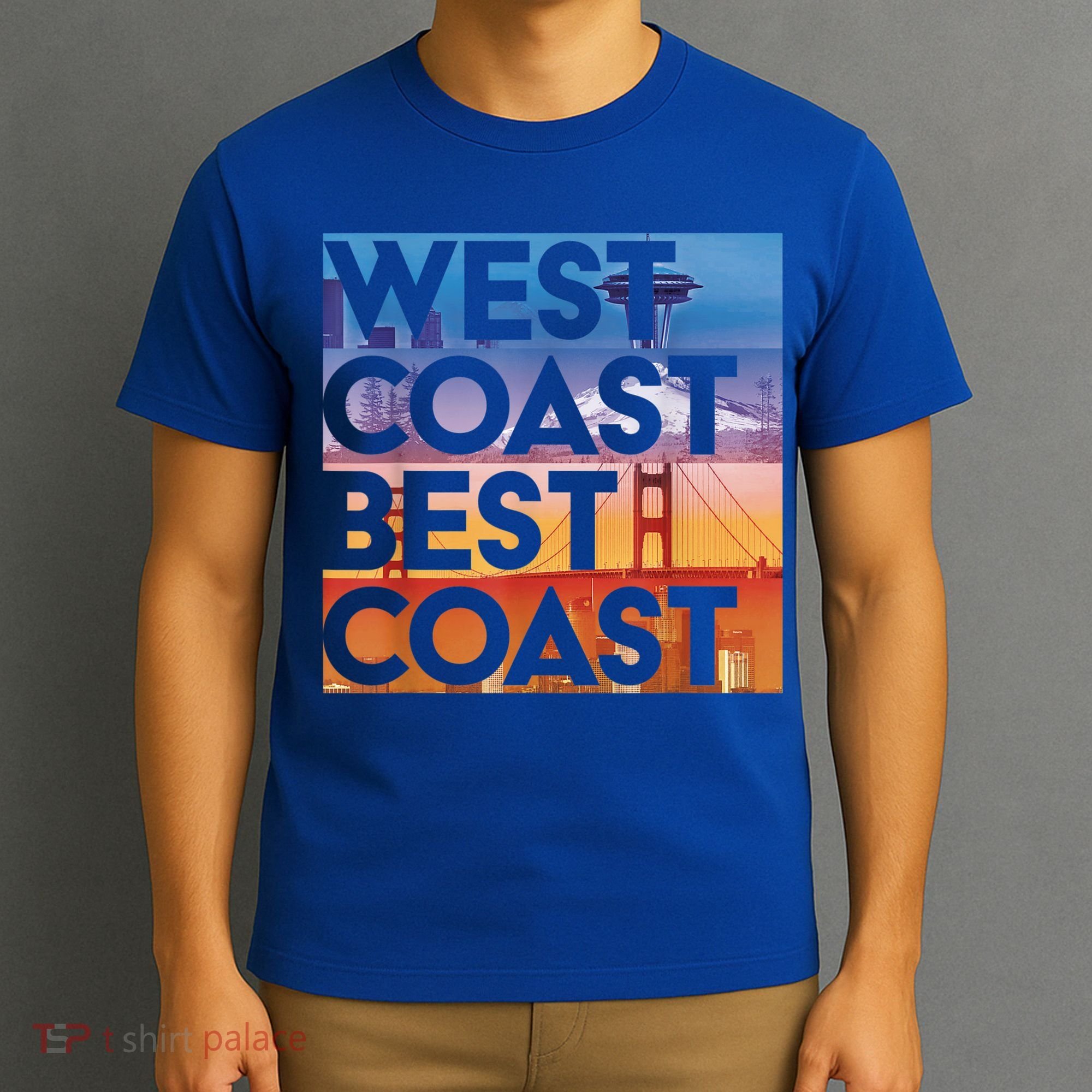 West Coast Best Coast | SEA/PO/SF/LA Graphic T-Shirt
