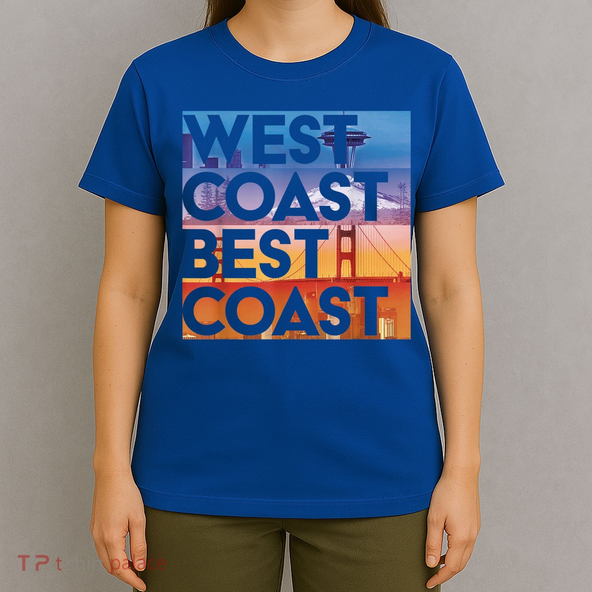 West Coast Best Coast | SEA/PO/SF/LA Graphic T-Shirt