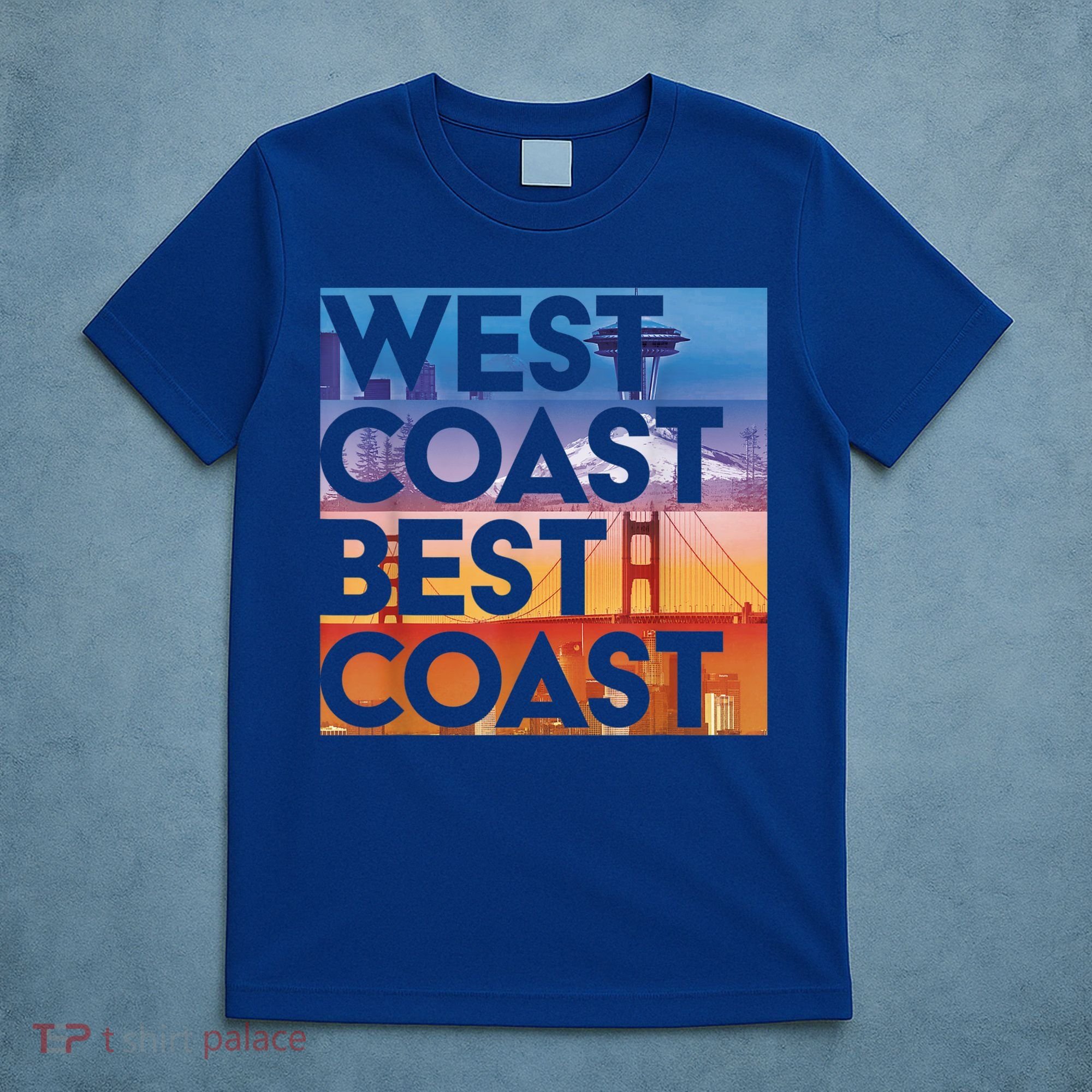 West Coast Best Coast | SEA/PO/SF/LA Graphic T-Shirt