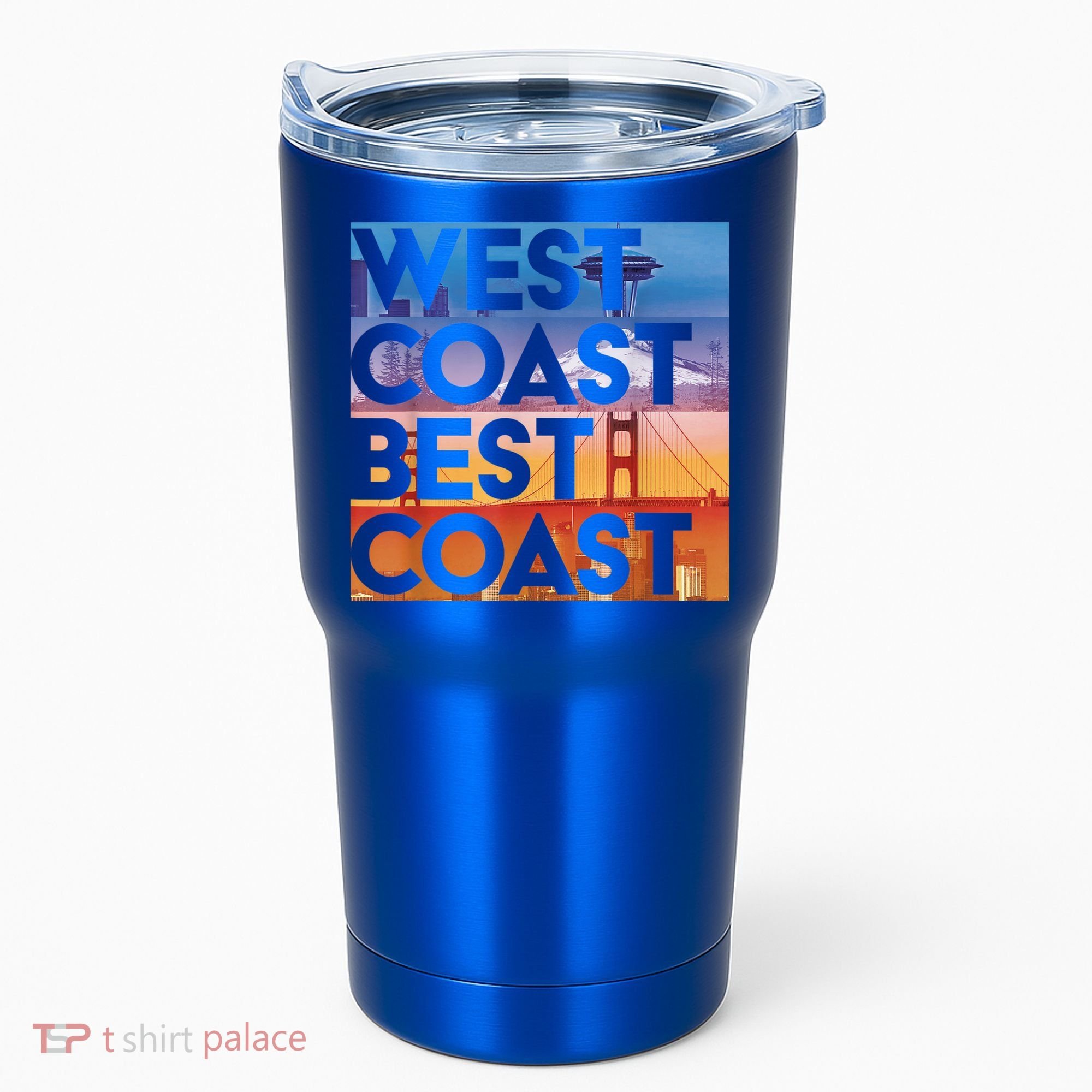 West Coast Best Coast | SEA/PO/SF/LA Graphic Tumbler