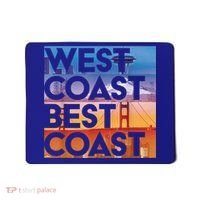 West Coast Best Coast | SEA/PO/SF/LA Graphic Mousepad thumb 0