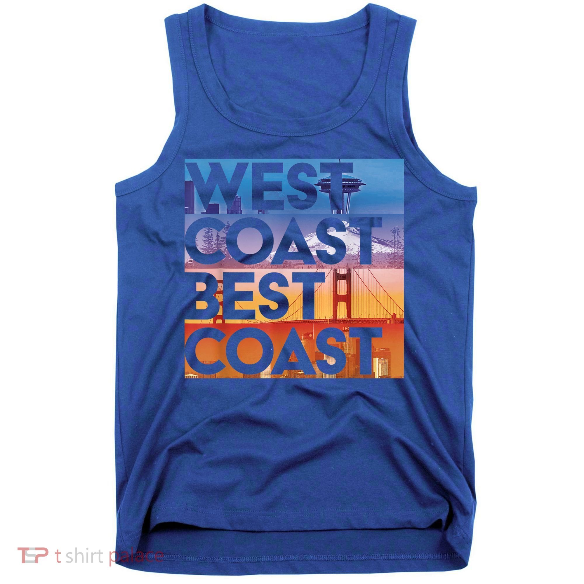West Coast Best Coast | SEA/PO/SF/LA Graphic Tank Top