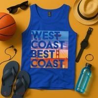 West Coast Best Coast | SEA/PO/SF/LA Graphic Tank Top thumb 4