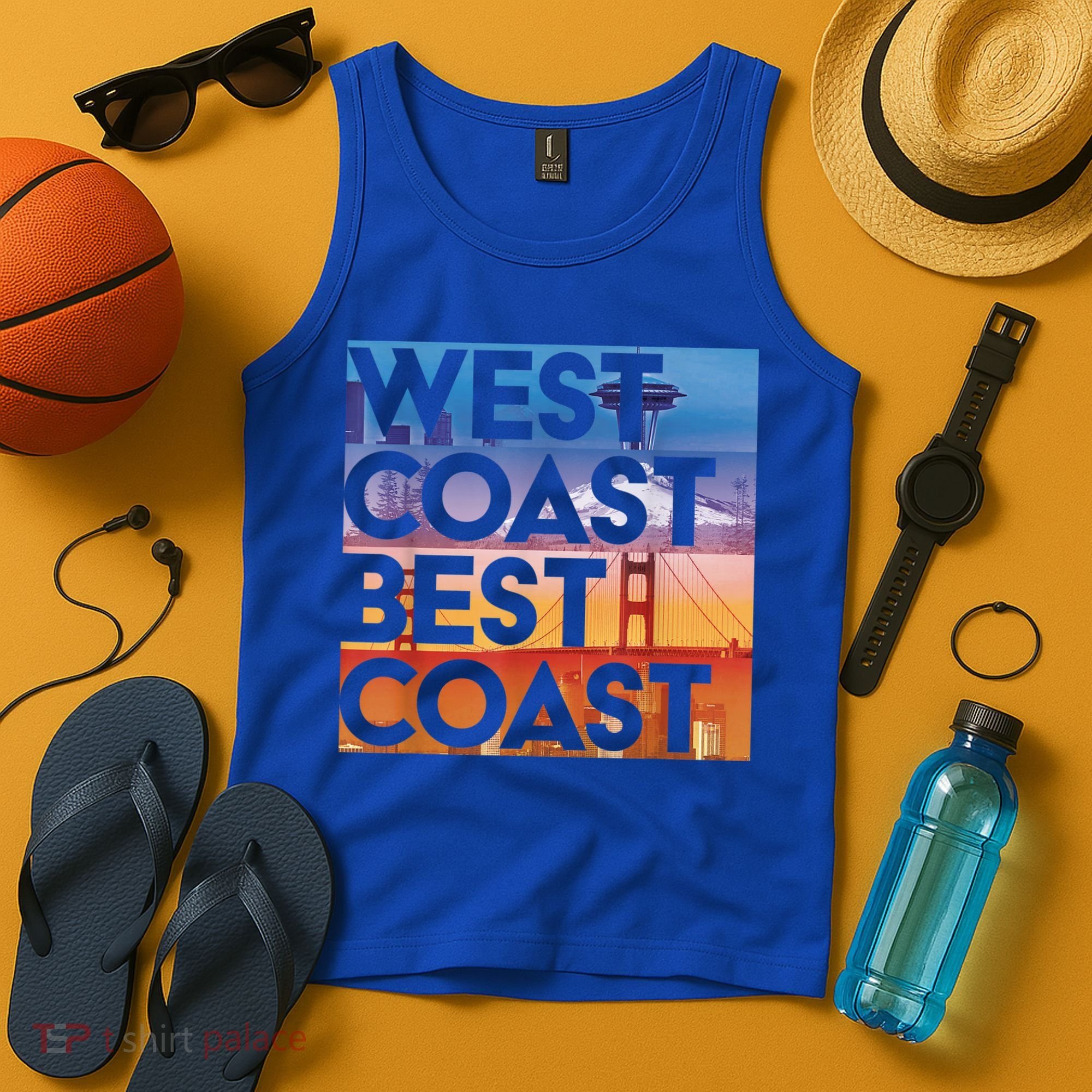 West Coast Best Coast | SEA/PO/SF/LA Graphic Tank Top